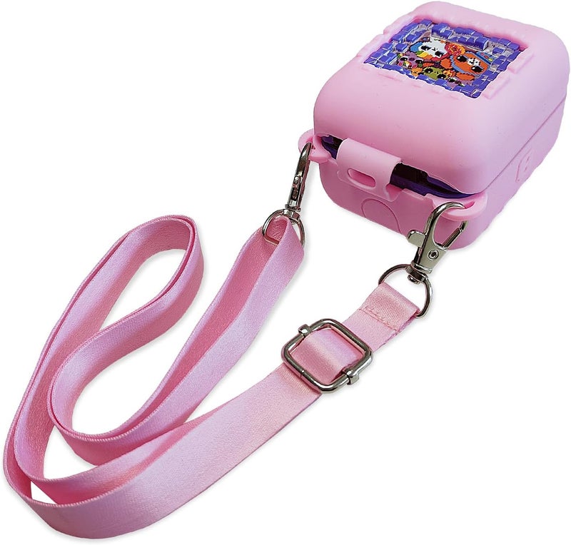 JCHPINE Silicone Cover Case for Bitzee Interactive Digital Pet and Case, Protective Skin Sleeve for Bitzee Virtual Electronic Pets Accessories (for Original 15 Animals) (Pink) - Image 5